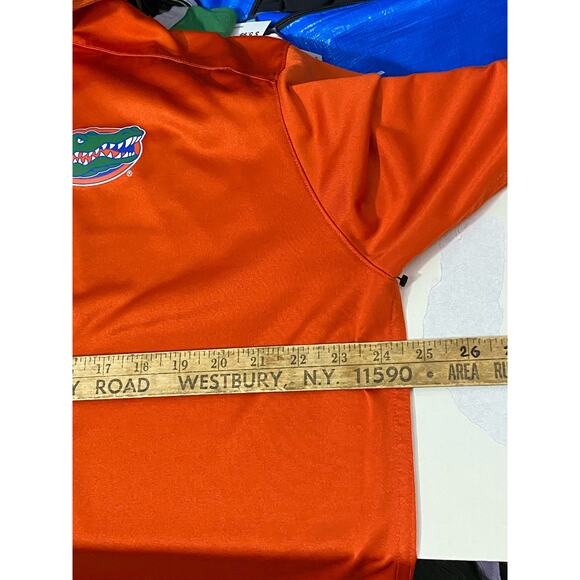 Nike Florida Gators Polo Shirt Mens XL Orange Back hit  Dri Fit Golf Performance - Picture 3 of 12